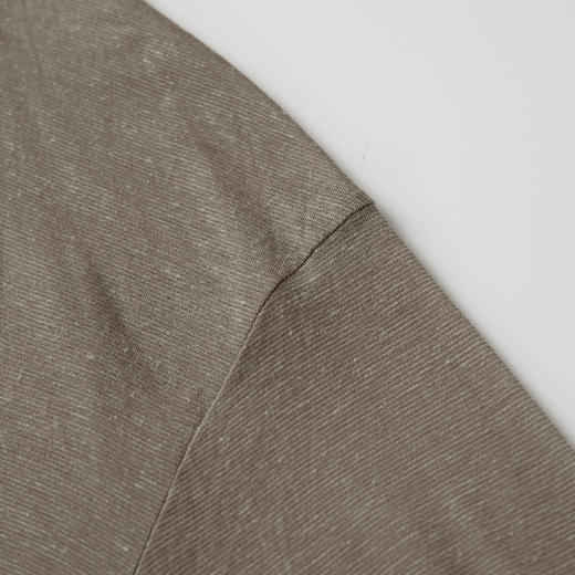 ROMI STUDIO“简约生活”桑蚕丝醋酸亚麻混纺针织长袖T恤24SST1003 商品图4