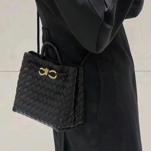 【顺丰包邮】43702 洛诗琳高定款时尚编织包单肩斜挎包可手提00411 商品图2