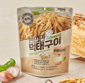 韩国进口 明太鱼丝洋葱味25g