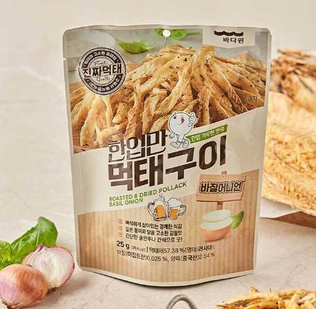 韩国进口 明太鱼丝洋葱味25g 商品图0
