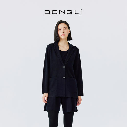 东黎 • 山羊绒女士春夏季精纺西服两粒扣开衫 4211 商品图3