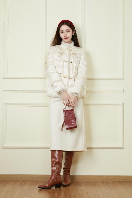 Le Malene 国风刺绣羽绒外套 19749 商品图2