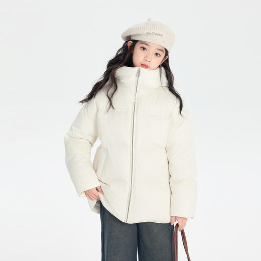2024秋冬新款女大童羽绒服！青少年休闲连帽羽绒服外套三防保暖！ 商品图6