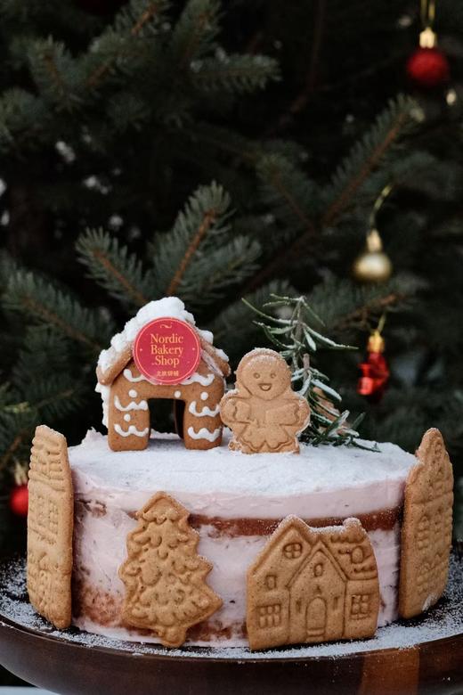 酸奶越橘圣诞蛋糕Yoghurt Lingonberry Christmas Cake 商品图0