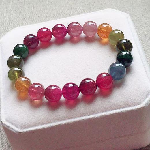 10mm-11mm单圈彩虹碧玺手串 商品图2