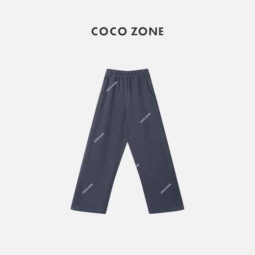 COCO ZONE宽松百搭时尚纯色显瘦显腿长直筒阔腿裤23C19981 商品图2