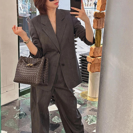 【顺丰包邮】43702 洛诗琳高定款时尚编织包单肩斜挎包可手提00411 商品图3