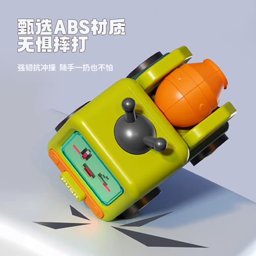 【2in1小电器，摇身一变机器人】新品变形汽车机器人 碰撞旋转变身 创意玩具 儿童可爱新奇礼物-QQ 商品图4