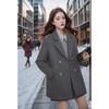 奢姿2024年冬季新款大码女装洋气西装领上衣胖妹妹休闲夹棉外套 商品缩略图0