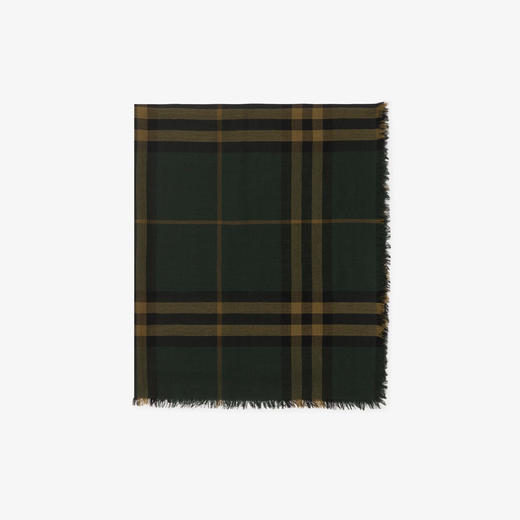 BURBERRY 巴宝莉 女士格纹羊毛围巾 格子色 8098694 C1423 商品图1