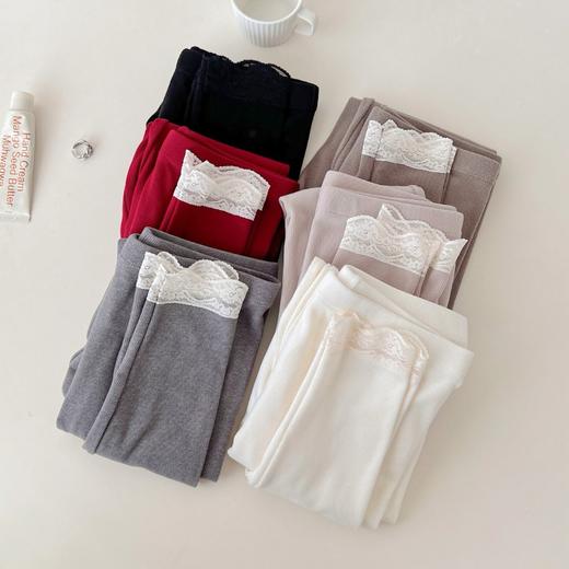 老米优品🎈3-5天！《V领蕾丝花边亲奢莱赛尔暖肤套装》会呼吸的好面料，轻，暖，柔。唯美设计爱不释手~~TZ241125B 商品图1