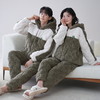 雀说 冬季男女款睡衣套装三层夹棉加绒加厚情侣家居服XDQM01 商品缩略图7