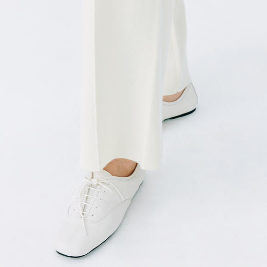 东黎 •  小山羊绒女士秋冬抽条宽松阔腿裤 21F14 商品图10