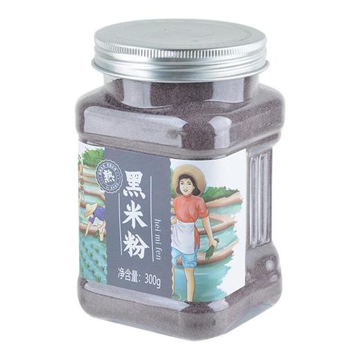 义邦熟黑米粉300g/瓶 商品图1