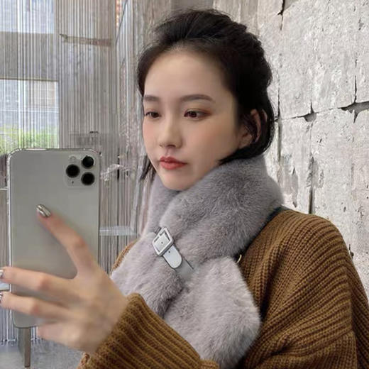 热卖！秋冬必备！HOPENONO 羊羔绒渔夫帽/皮扣款围脖 5款可选 商品图14