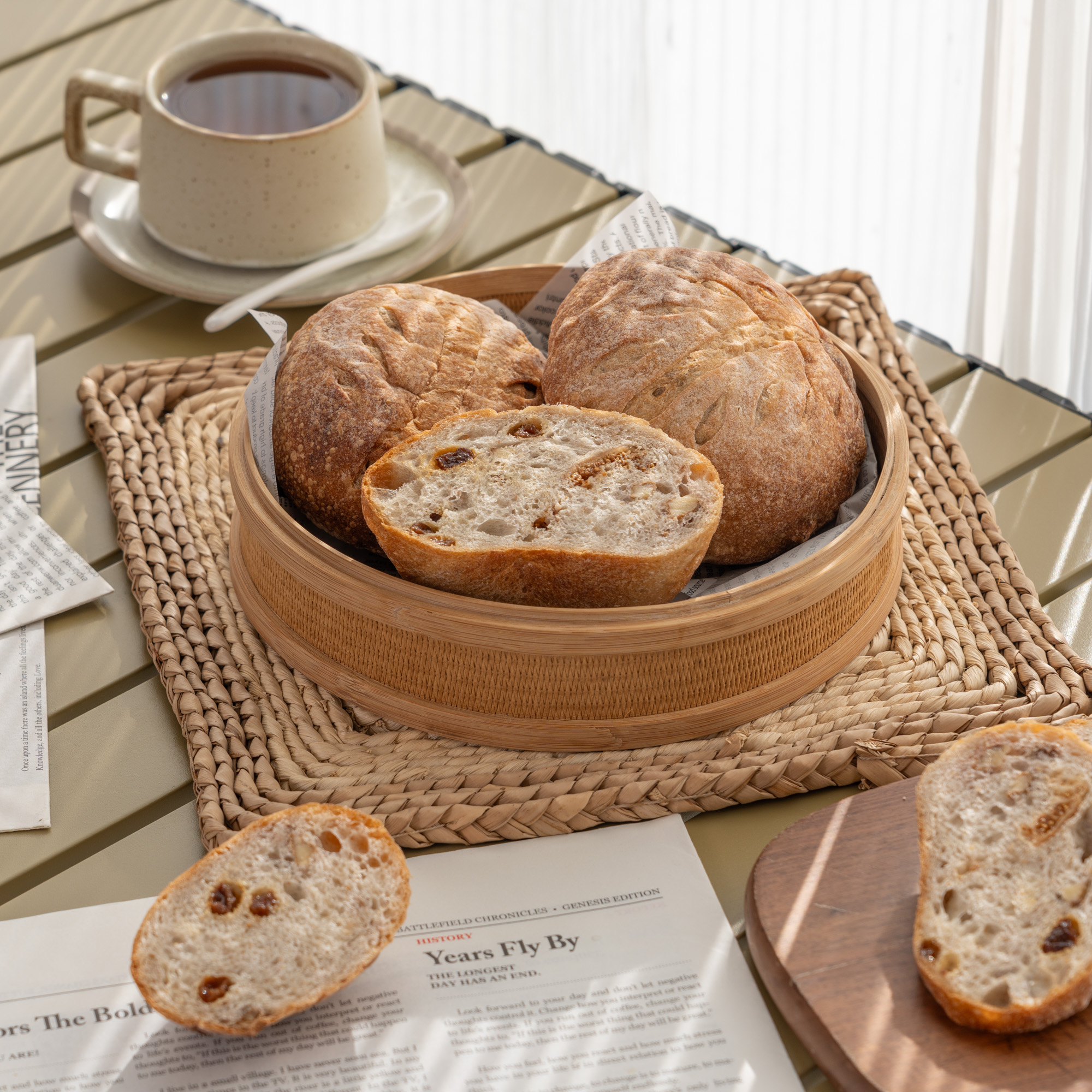 【茶馆茶点】欧包系列丨麦香浓郁，越嚼越香  排单现做现发（满90元包邮）