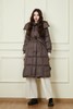 HAYES 咖色收腰百搭长款羽绒服 19795 商品缩略图2