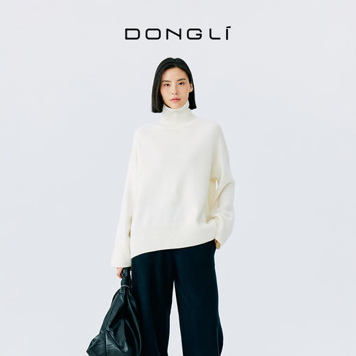东黎 •  山羊绒女士秋冬高领羊绒衫 3366 商品图3