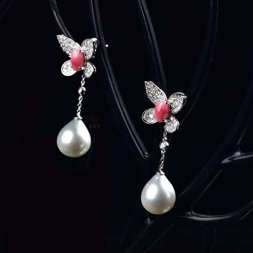【蝶舞】海螺珠珍珠耳坠-ZZ12410017 商品图1