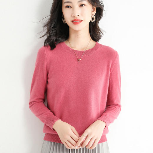 拍1发2 秋冬新款打底衫毛衣女长袖大码女装内搭上衣针织衫服饰薄款 商品图5