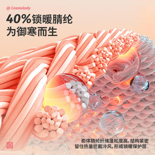 都市丽人男士天丝套装圆领天丝德绒男士保暖衣4WT1A4 商品图4