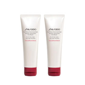 资生堂肌活焕采洁面膏125ml*2支