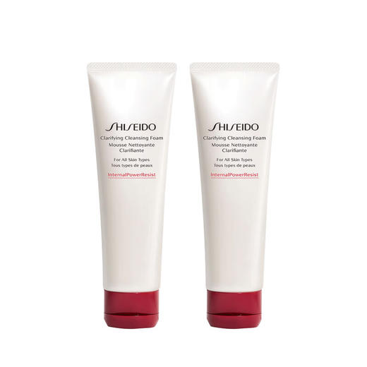 资生堂肌活焕采洁面膏125ml*2支 商品图0