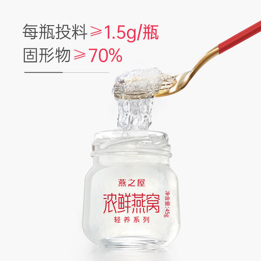 燕之屋浓鲜燕窝礼盒45g*6瓶/盒 即食常温 轻养系列 孕期滋补 商品图1
