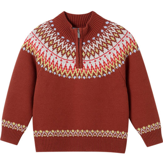 男童费尔岛提花毛衣冬季新款安奈儿童装实体店同款AB444610 商品图7