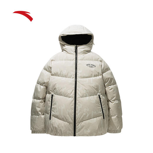 安踏速暖羽绒丨百搭羽绒服男冬季新款宽松连帽夹克外套152448904N 商品图0