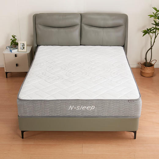 【家具】HC236 双人/大双人皮床 灰色 商品图1