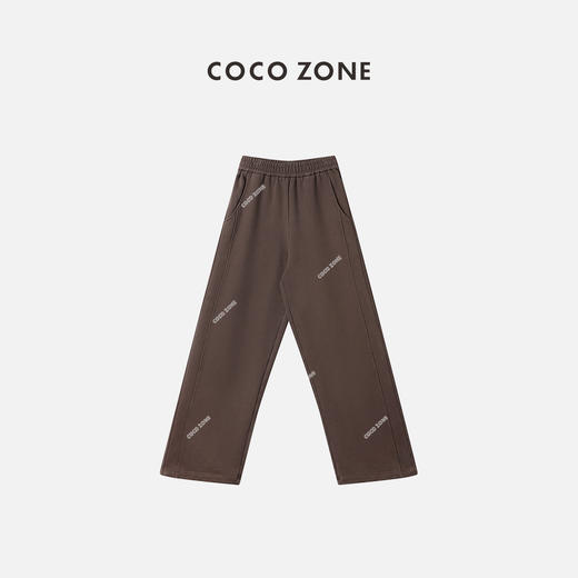 COCO ZONE宽松百搭时尚纯色显瘦显腿长直筒阔腿裤23C19981 商品图0