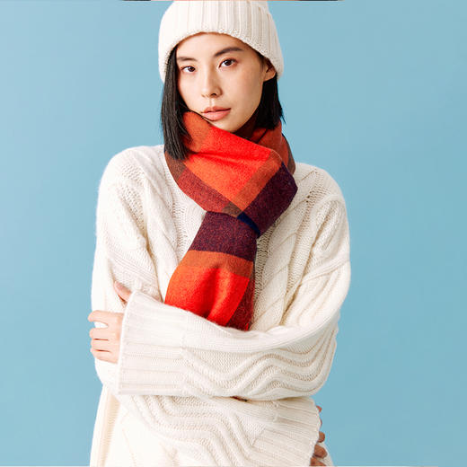 东黎 • 山羊绒女士秋冬绞花套衫 3354 商品图5