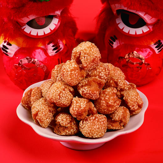 红火兴旺系列 鲍鱼酥 酥角 笑口枣 过年必备喜庆油炸年货 商品图2