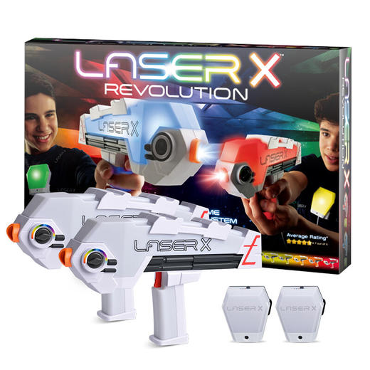 欢乐加Laser-x炫彩酷炫电动玩具枪CS真人吃鸡对战枪男孩 生日礼物 官方标配 商品图3