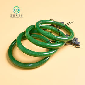 玉美人菲菲-和田玉碧玉手镯