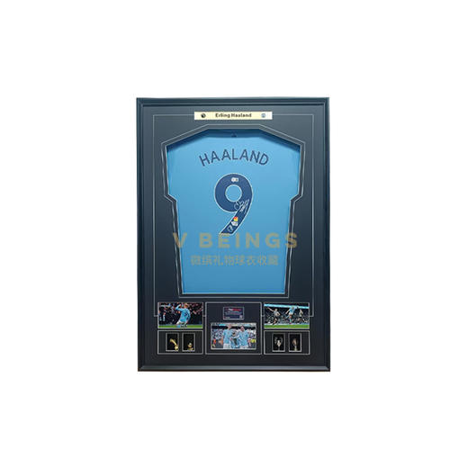 收藏系列 哈兰德 曼城队9号 亲笔签名球衣 商品图0