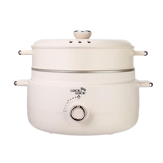 【分仓直发包邮】乐扣电火锅(多用锅）白色1400W EJP1357WHT 商品图3