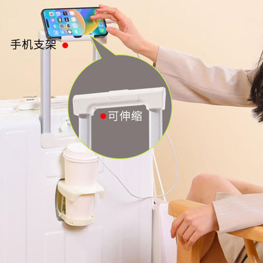维多利亚旅行者USB充电行李箱水杯架旅行箱登机箱拉杆箱QK993（SGJW） 商品图4