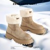 ZHR则则加绒保暖雪地靴厚底羊毛绒女鞋2024冬季百搭防寒防滑棉鞋 商品缩略图9