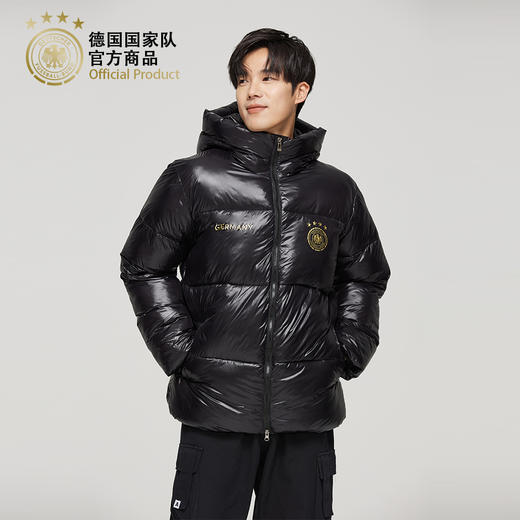 【官方正版】德国国家队 | 黑色简约款棉服秋冬保暖外套足球迷 商品图2