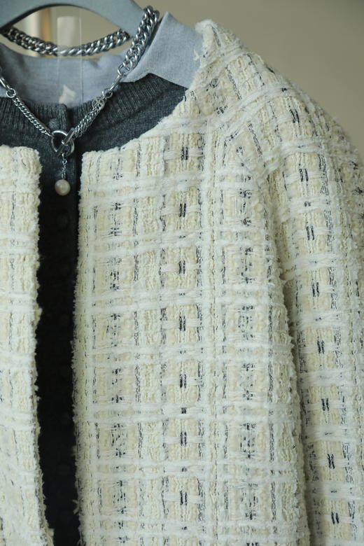 MAISON COVET  粗花呢立体外套 商品图12