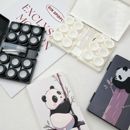 新款可爱多付装六副装美瞳盒隐形眼镜盒伴侣盒8085【图案混发】 商品图7