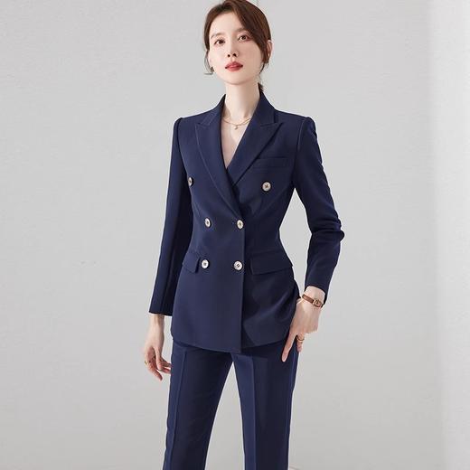 IWY/高端西装套装女春秋修身气质干练西服外套商务通勤正装职业工作服  23CP1340 商品图3