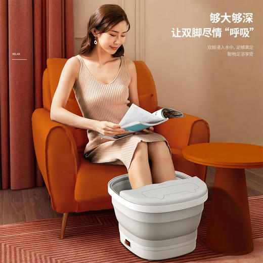 【分仓直发包邮】茗振折叠款按摩足浴盆MZ-ZX001 商品图3