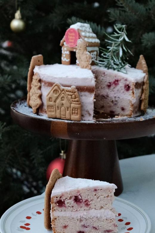 酸奶越橘圣诞蛋糕Yoghurt Lingonberry Christmas Cake 商品图1
