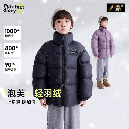【咕噜日记】儿童百搭立领羽绒服 PDWT2460 商品图0