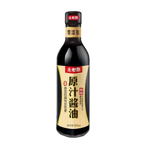 土老憨 原汁酱油酿造酱油 500ml/瓶 商品图0