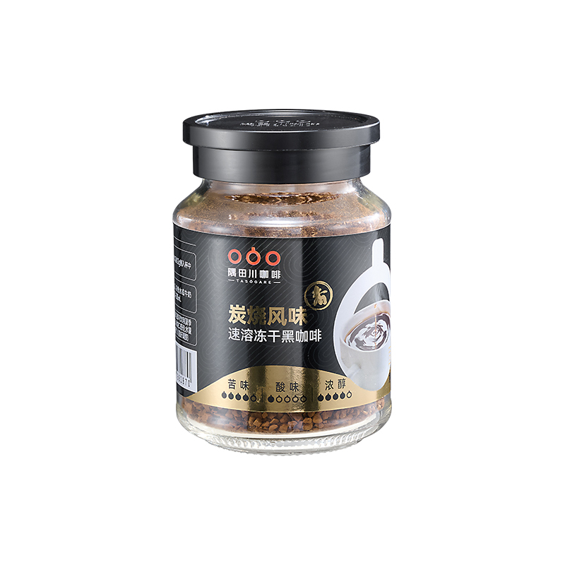 【冻干咖啡】隅田川炭烧风味速溶冻干咖啡 90g/瓶