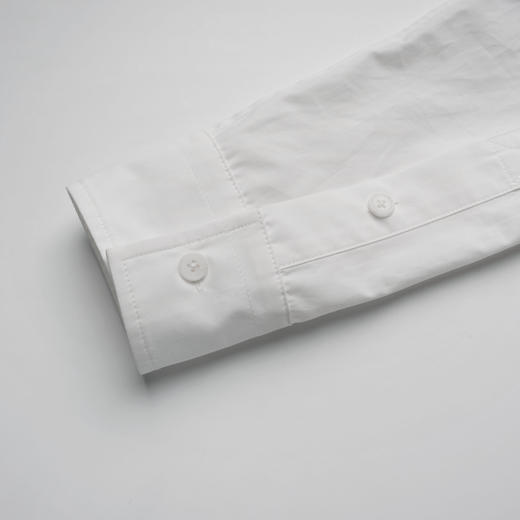 ROMI STUDIO“笃定自我” %进口长绒棉透气宽松衬衣 421C1018 商品图4